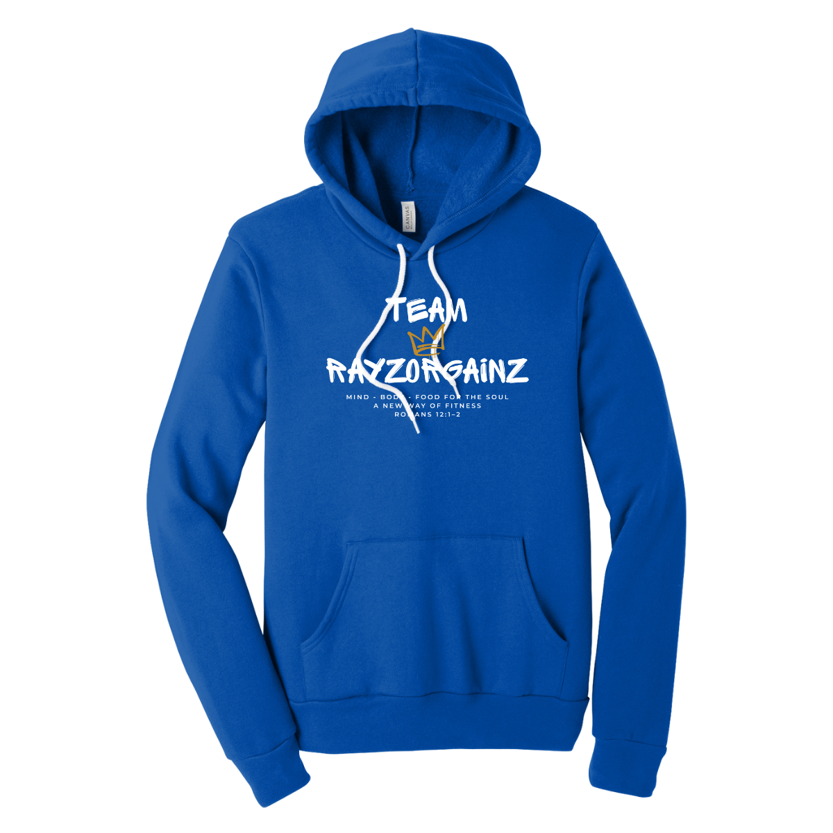 Adult Team Rayzorgainz Bella + Canvas Sponge Fleece Hoodie