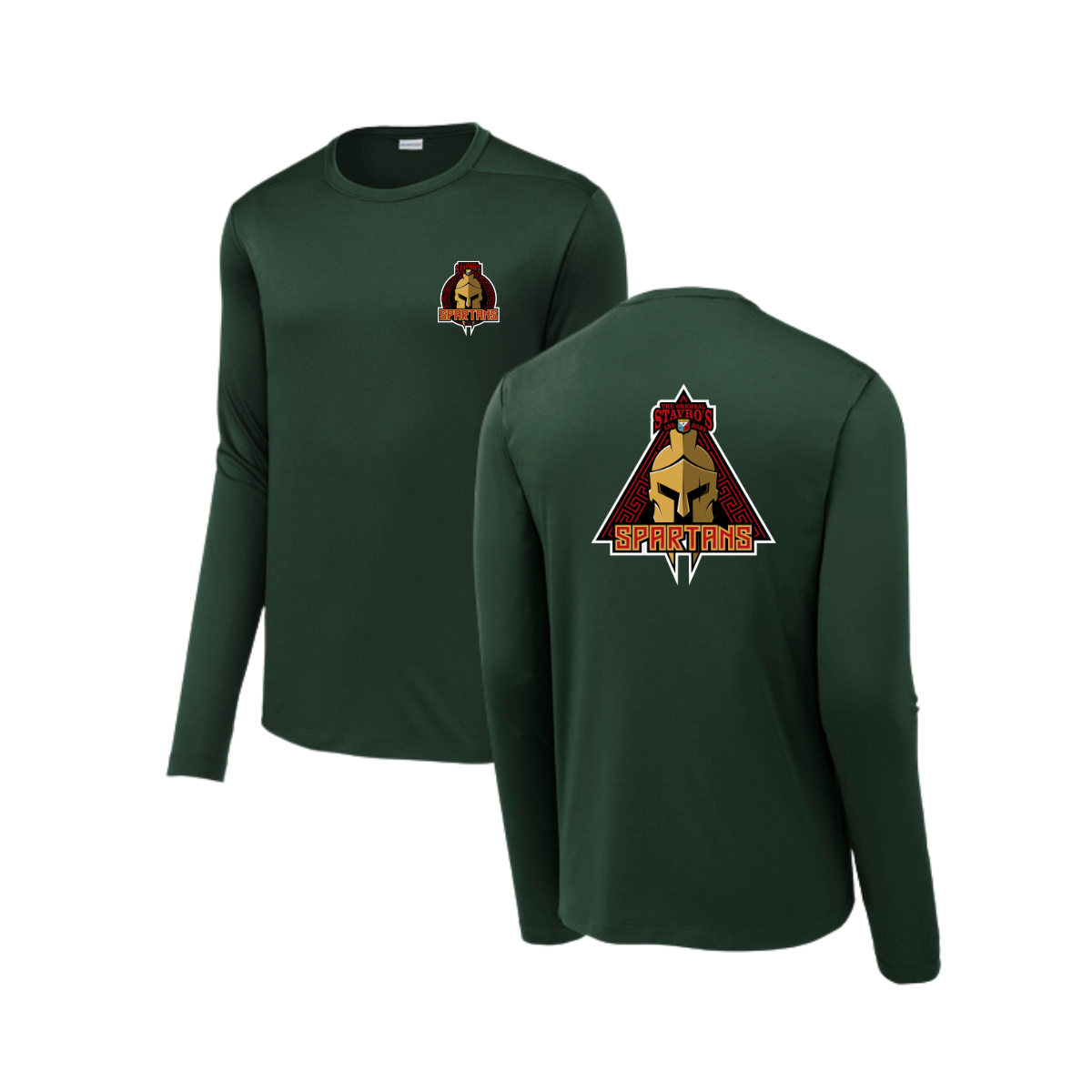 Adult Spartans Sport-Tek Posi UV Pro LS Tee