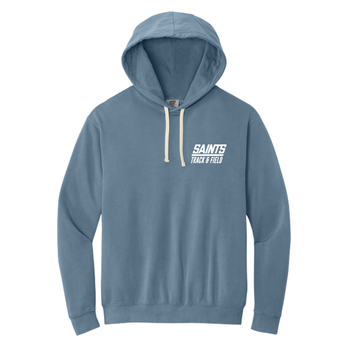Adult Saints Track and Field Comfort Colors Lightweight Hoodie