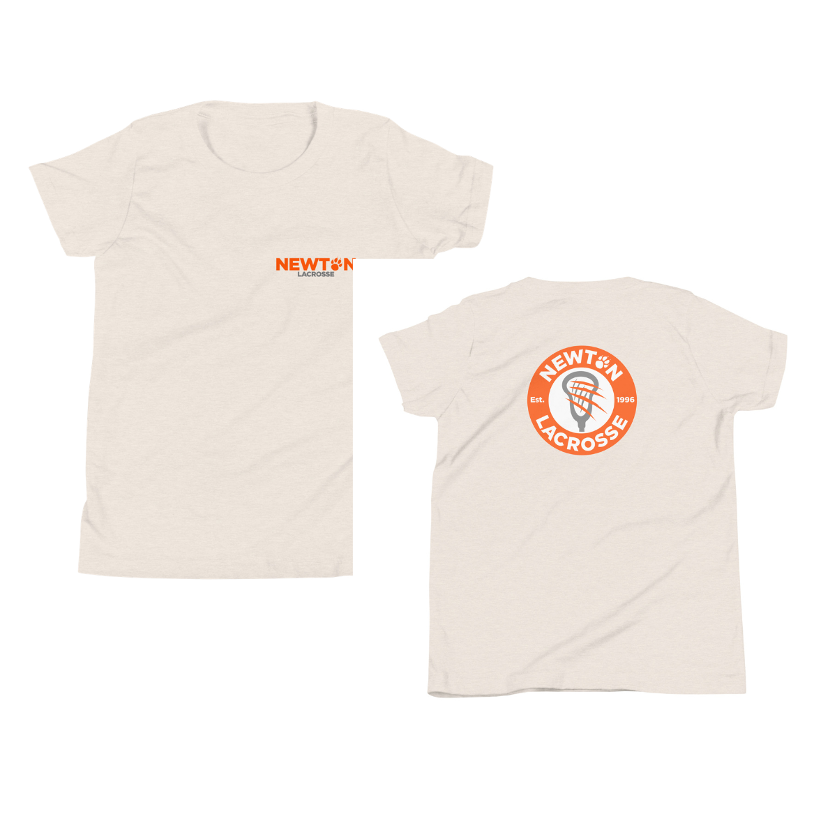 Youth Newton Lacrosse Bella + Canvas Staple Tee