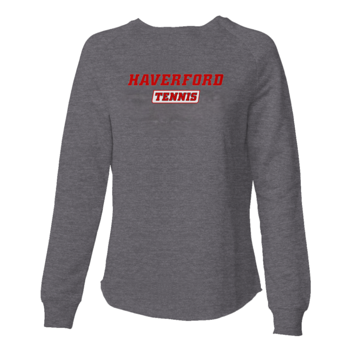 Women's Haverford Tennis Wave Wash Crewneck Sweatshirt
