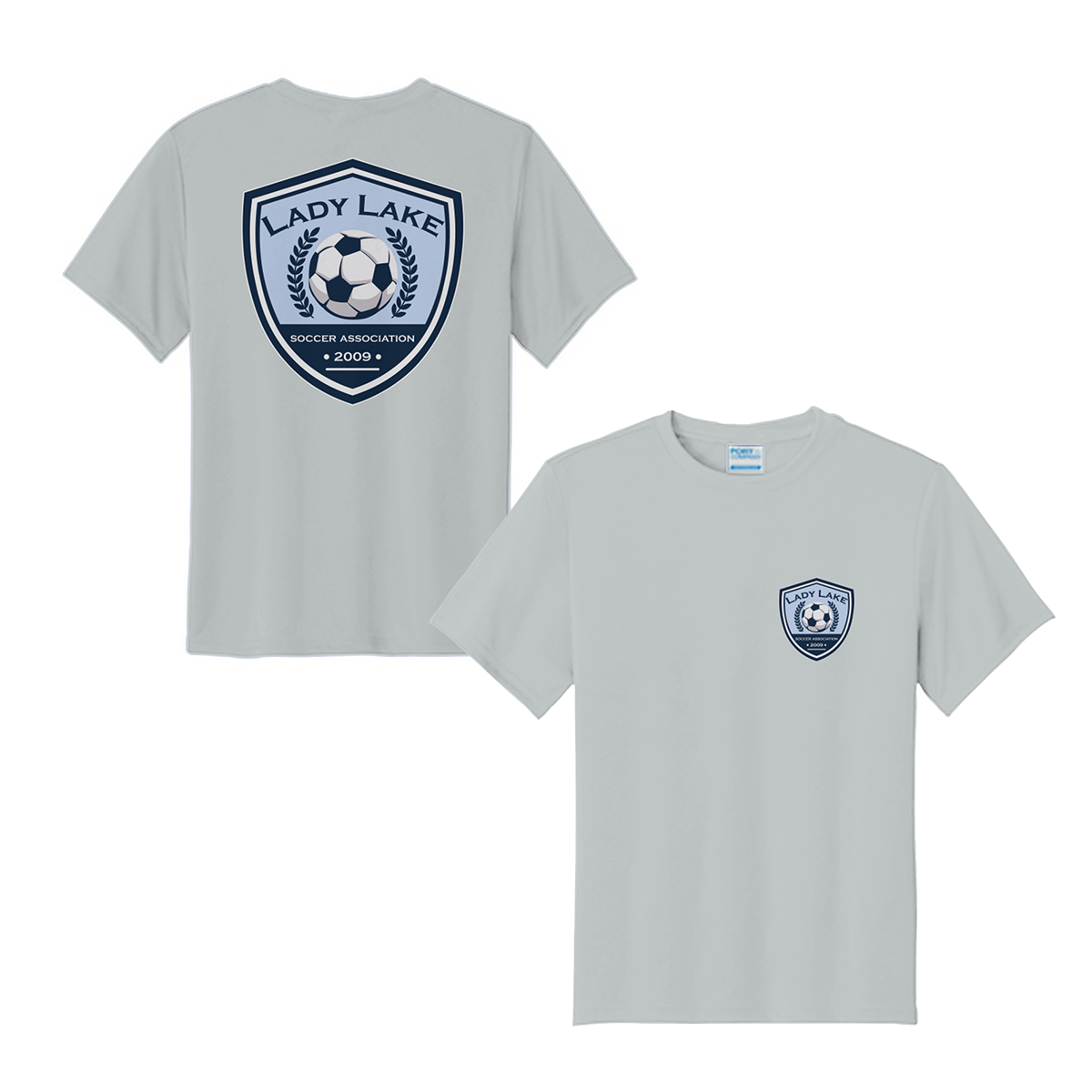 Youth Lady Lake Soccer Association Performance T-Shirt