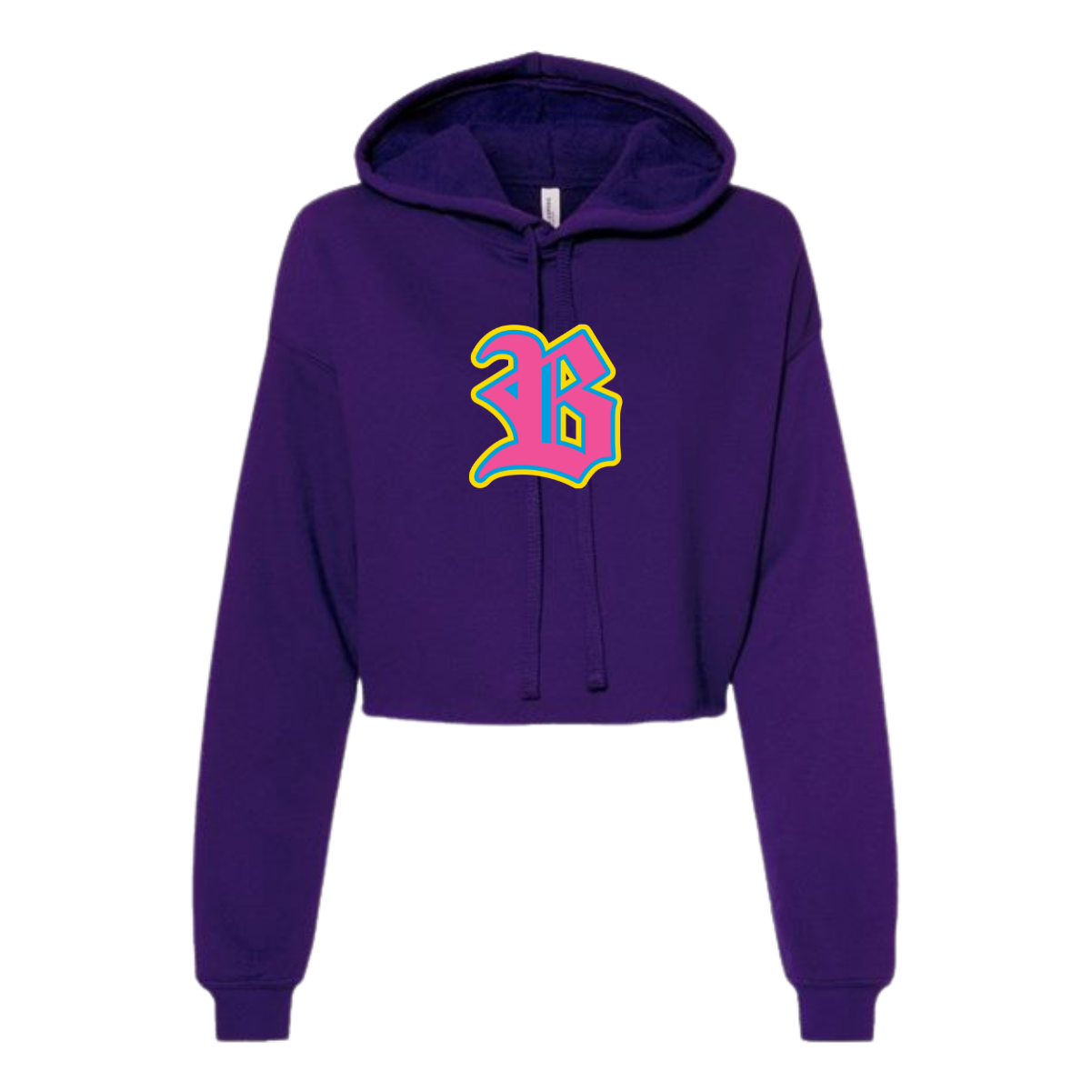 Women's Blacksox Bella + Canvas Cropped Hoodie