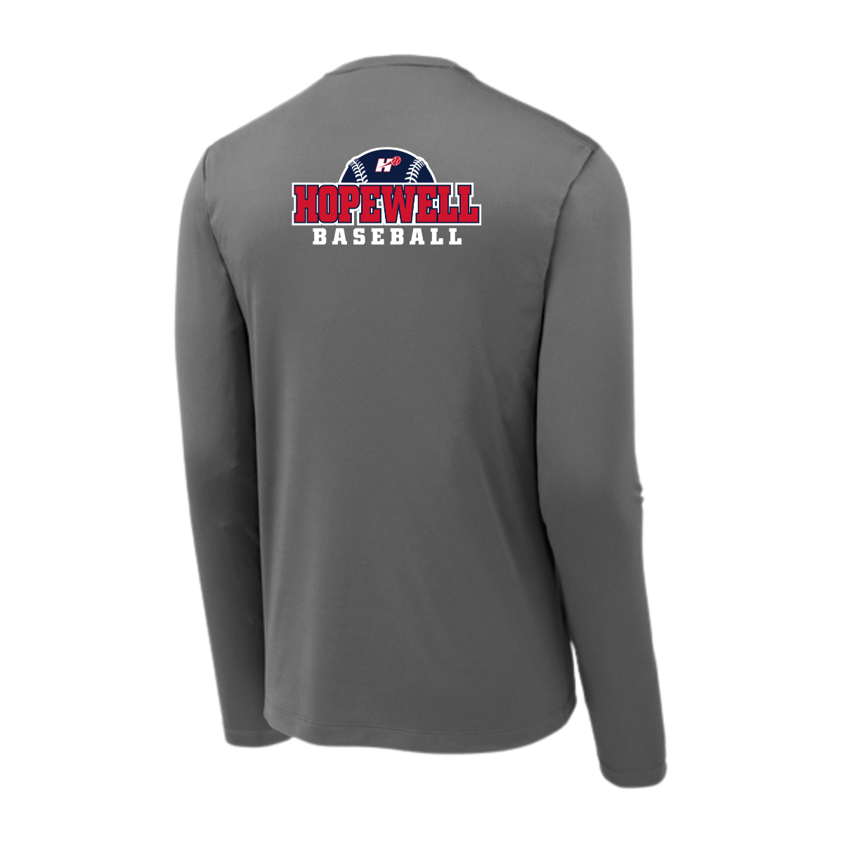 Adult Hopewell Baseball Sport-Tek Posi UV Pro LS Tee