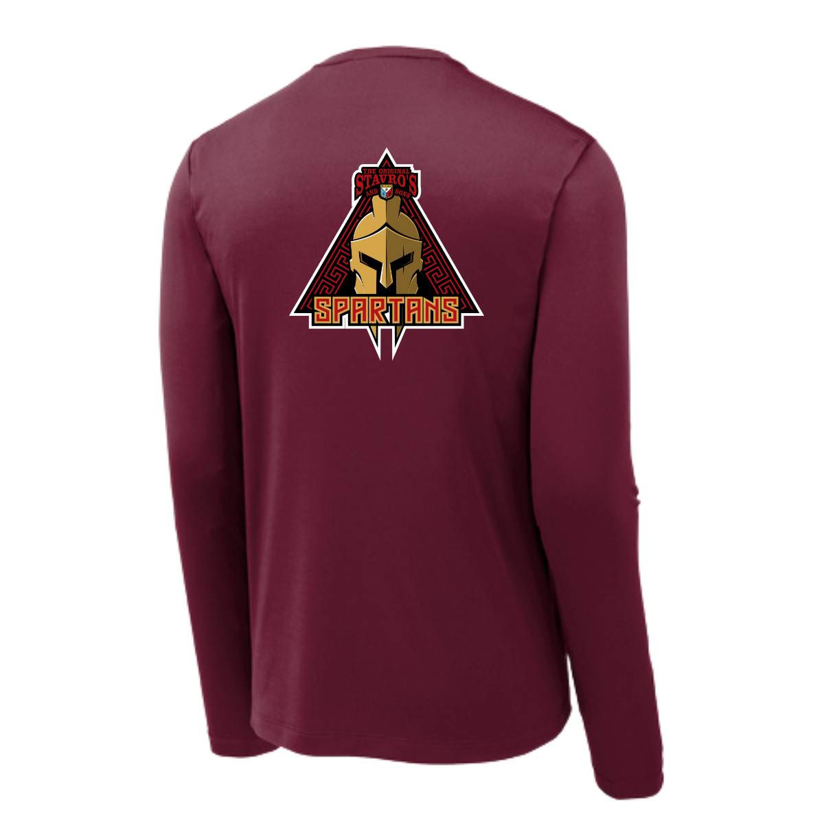 Adult Spartans Sport-Tek Posi UV Pro LS Tee