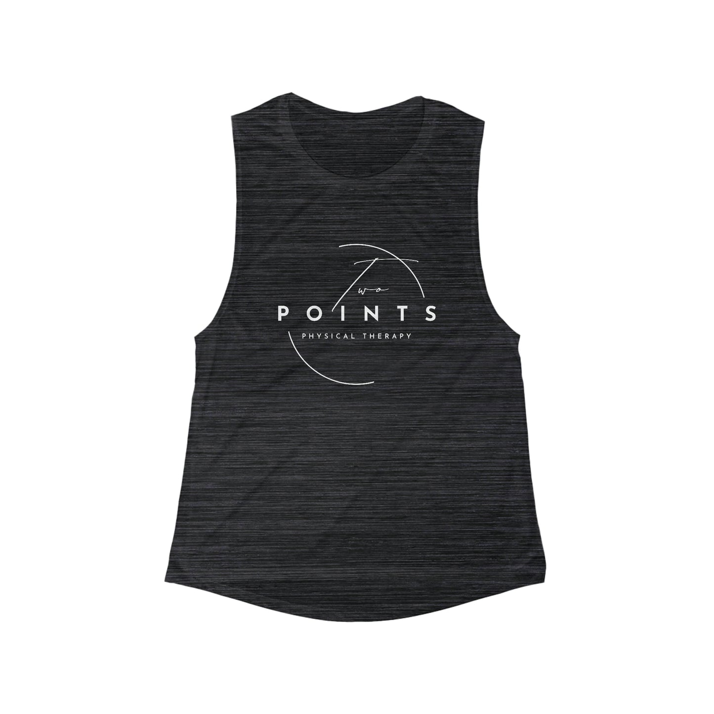 Women's Two Points Physical Therapy Bella + Canvas Flowy Scoop Sport Tank