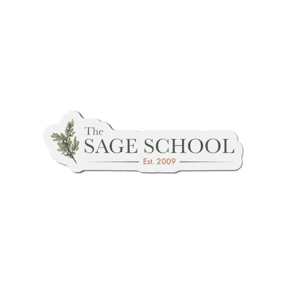 The Sage School Die-Cut Magnet