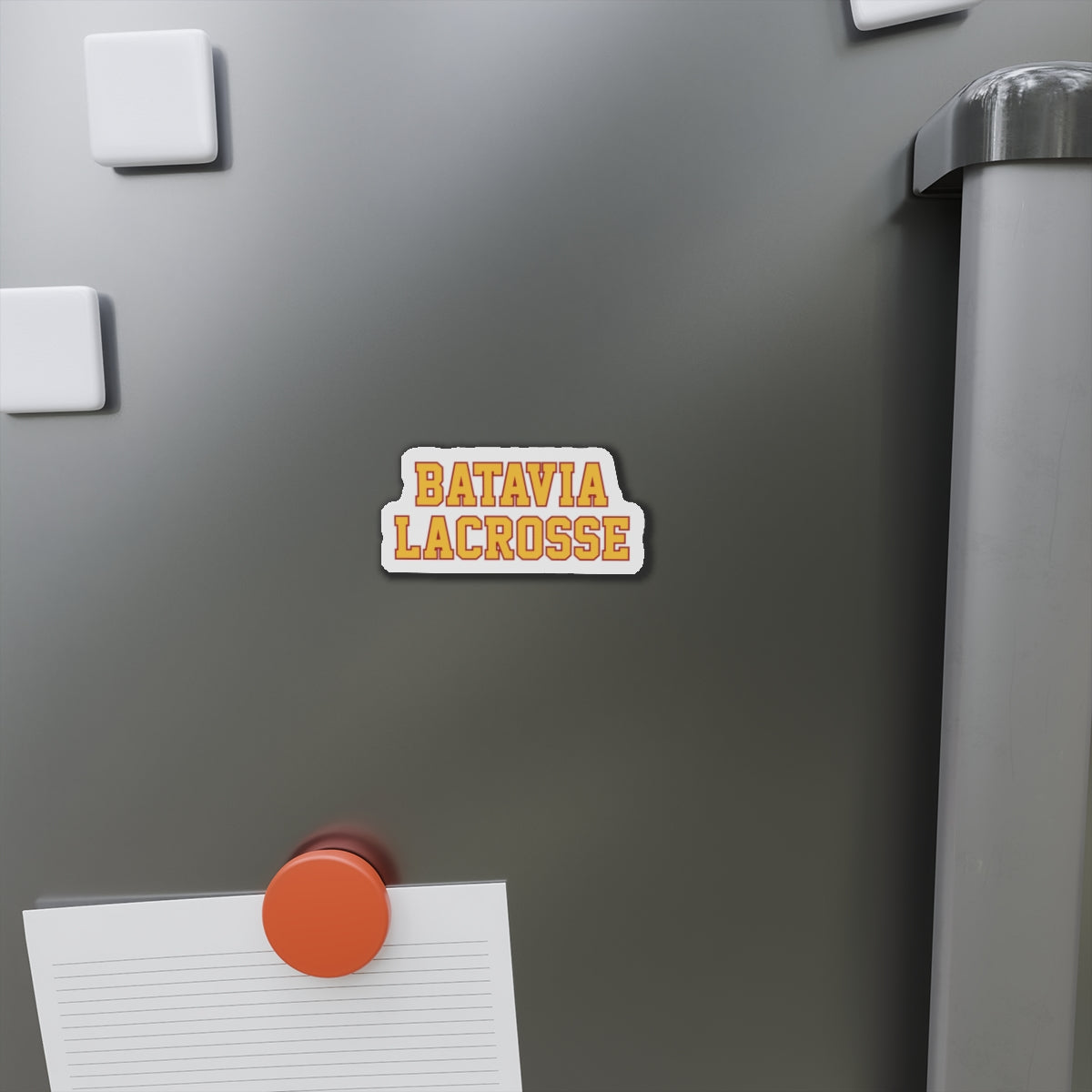 Batavia Lacrosse Die-Cut Magnet