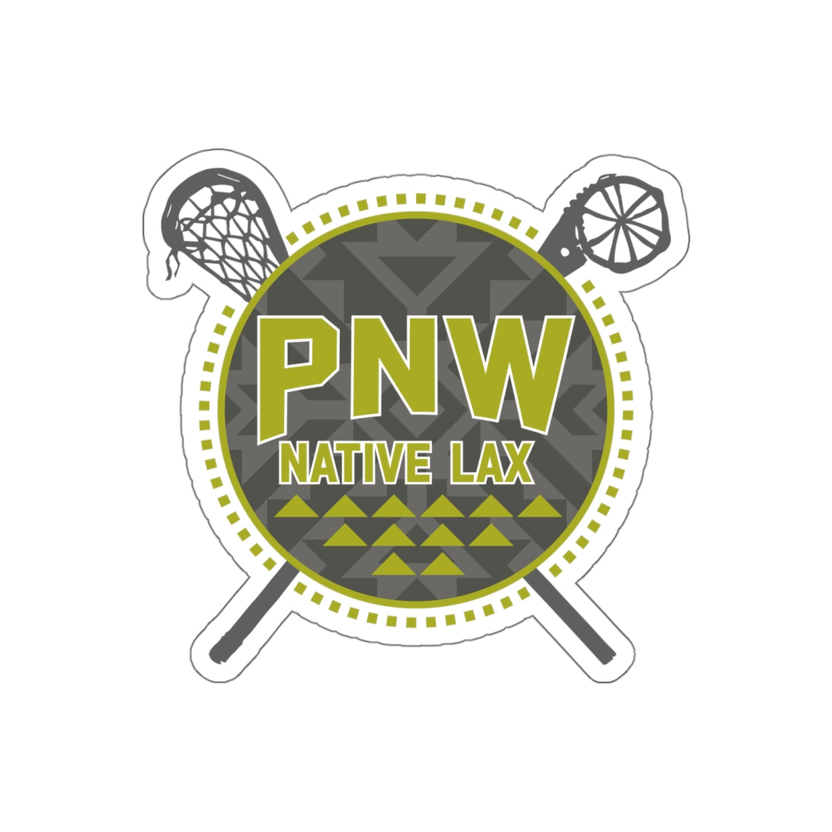 PNN Lacrosse Die-Cut Sticker