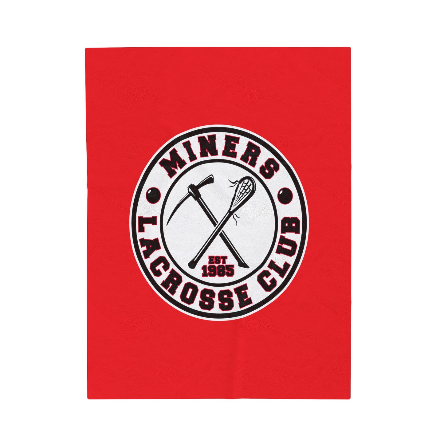 Edmonton Miners Velveteen Plush Blanket