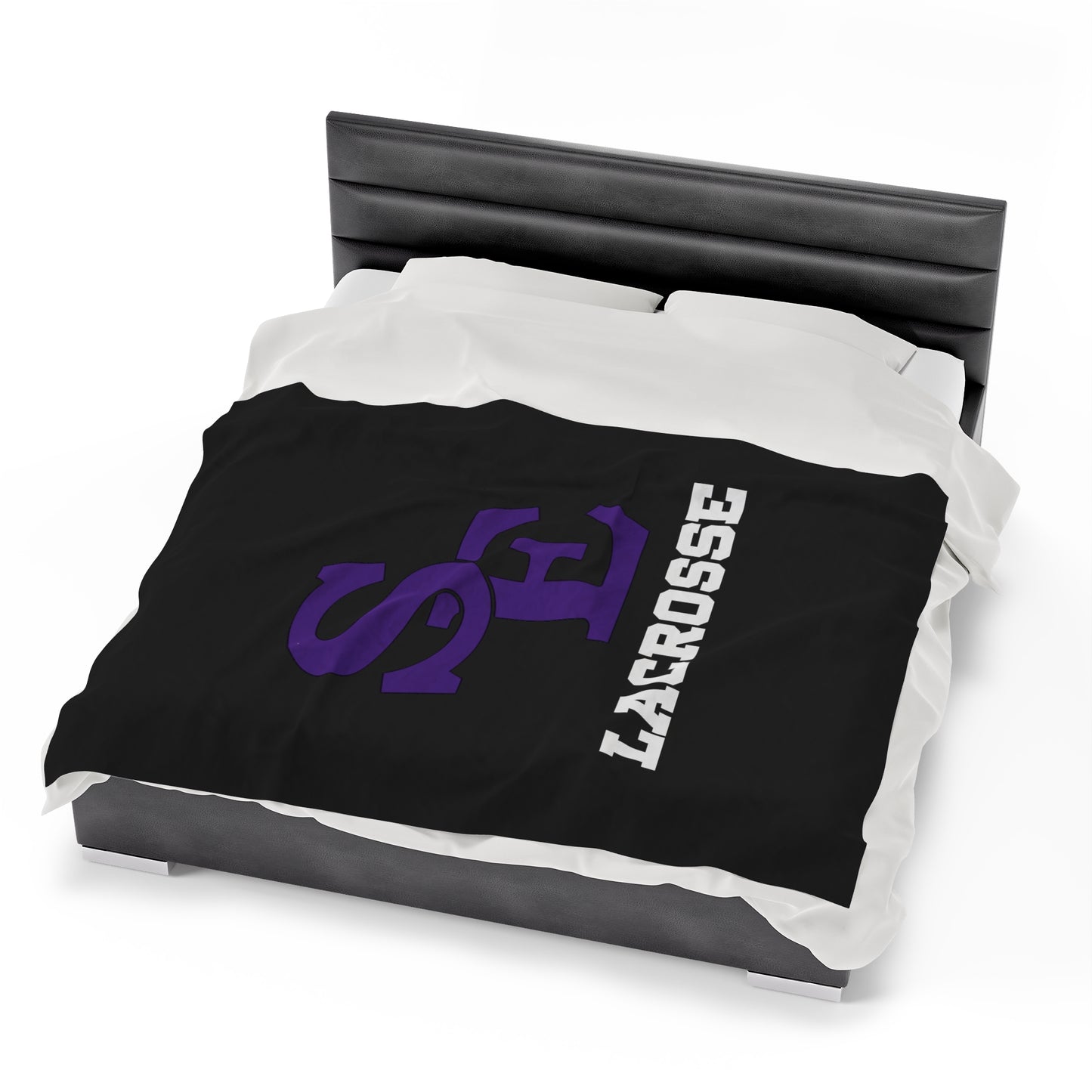 SE Lacrosse Velveteen Plush Blanket