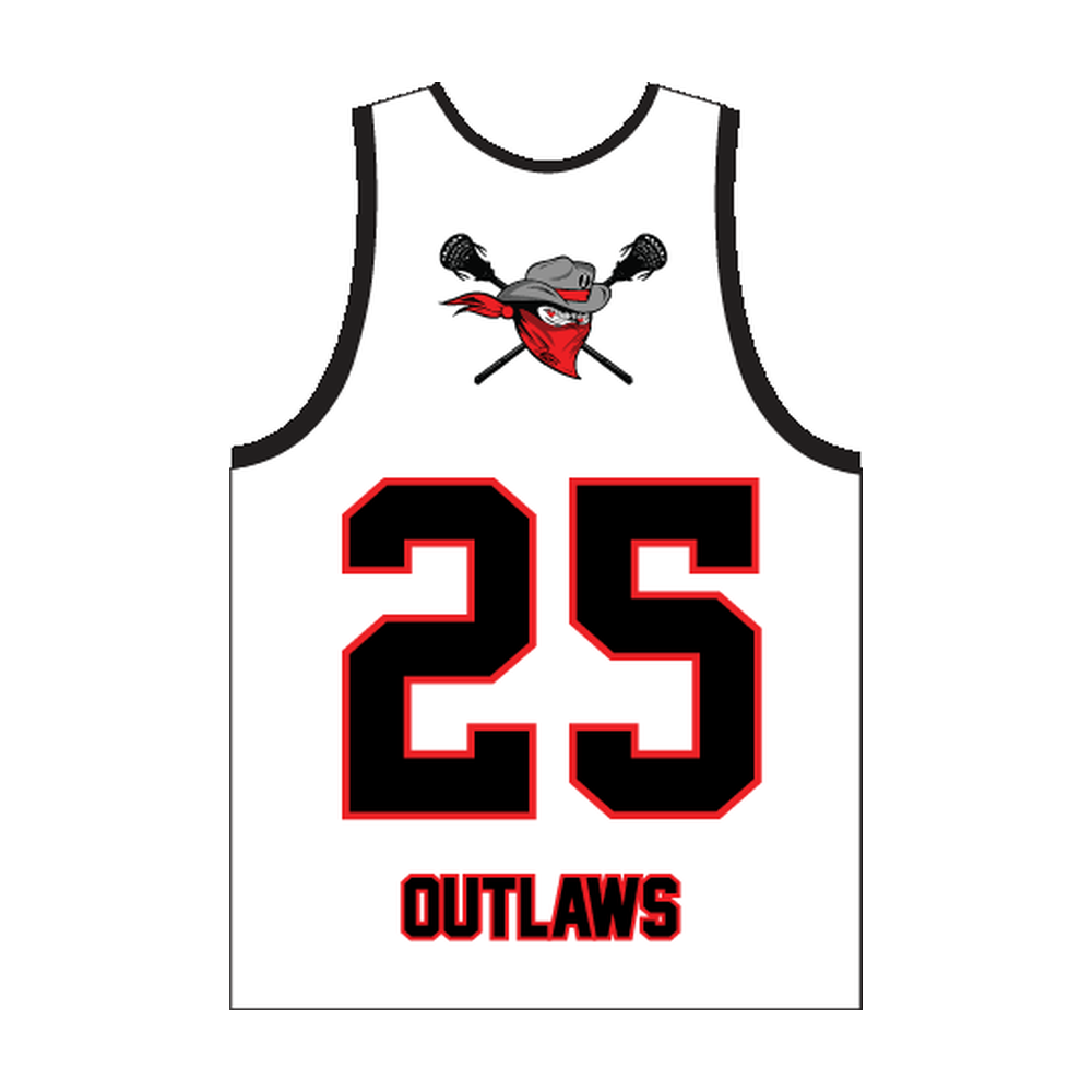 Boys South Bay Outlaws Reversible Pinnie — 3rd/4th — white back