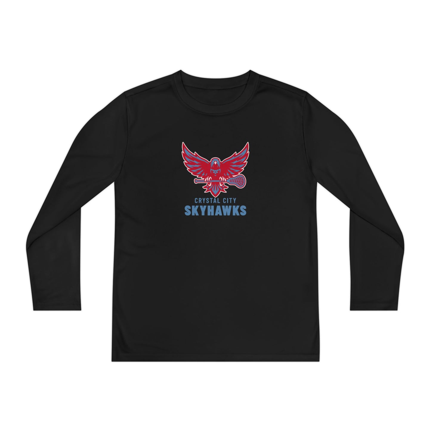 Youth Crystal City Skyhawks Sport-Tek Performance Long Sleeve Shirt
