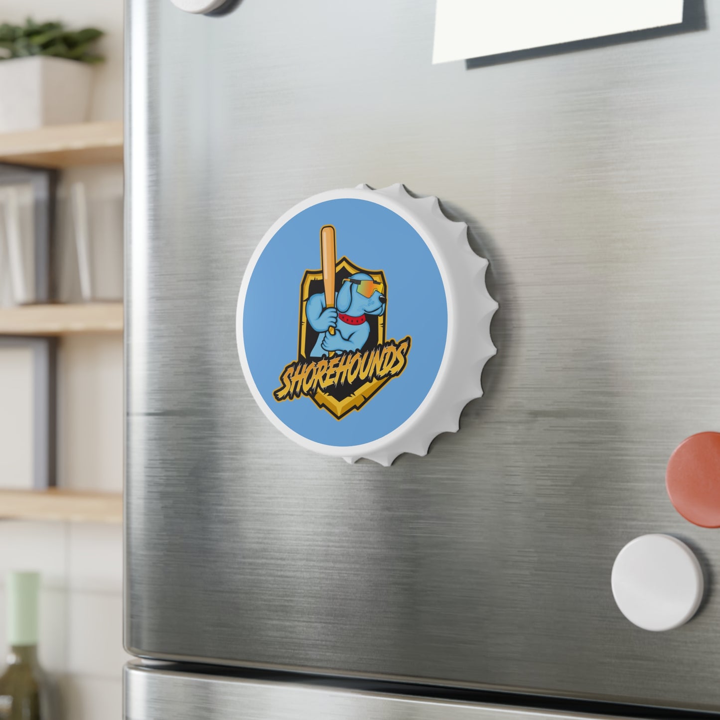 Shorehounds Bottle Opener Magnet
