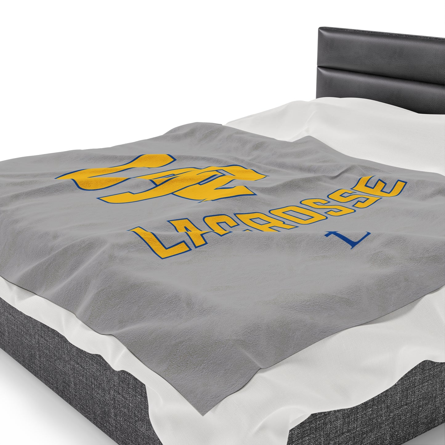 Saint Paul's Lacrosse Velveteen Plush Blanket