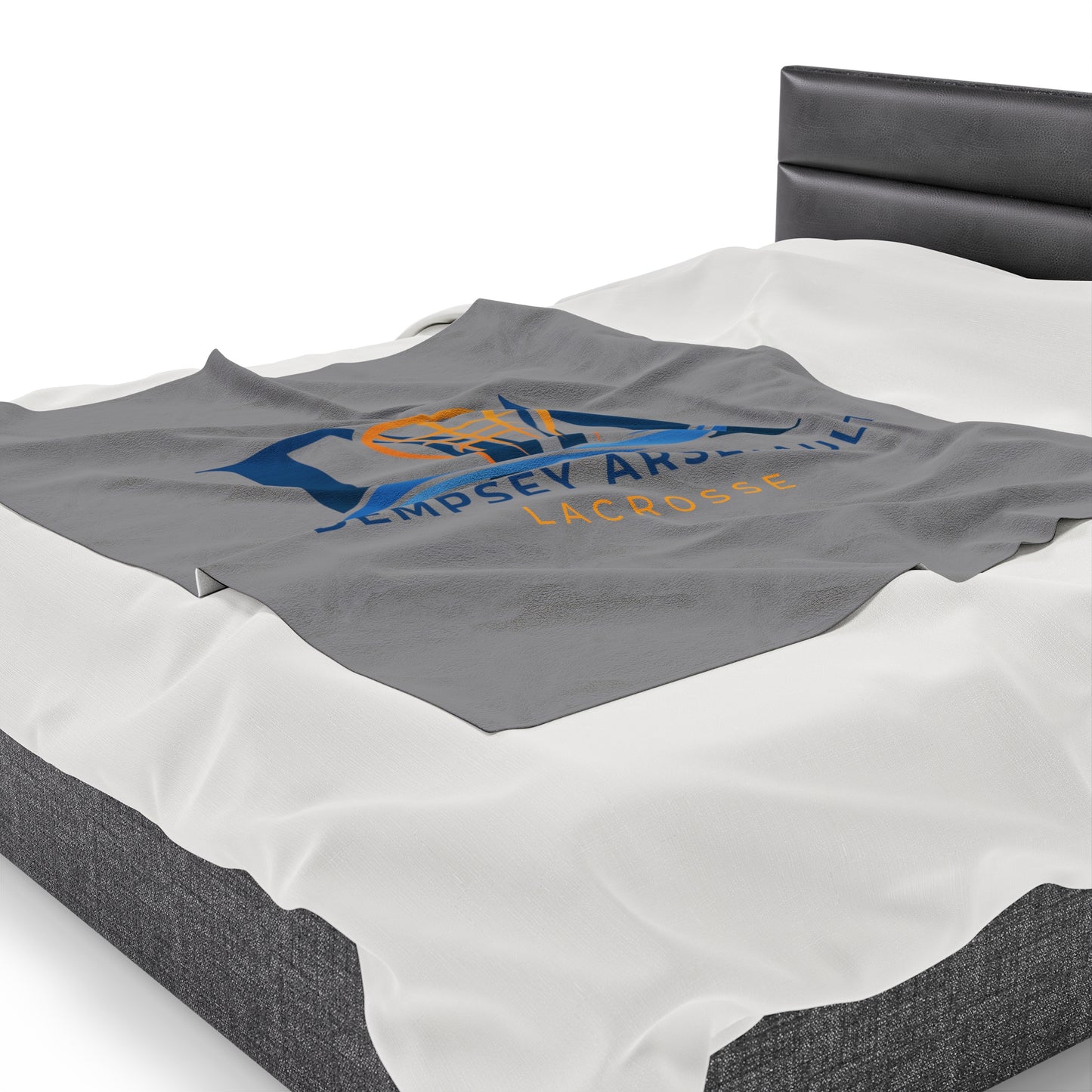 Dempsey Arsenault Lacrosse Velveteen Plush Blanket