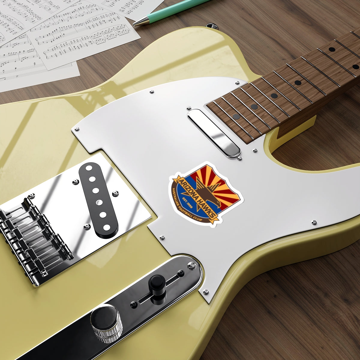 Arizona Hawks Australian Die-Cut Sticker