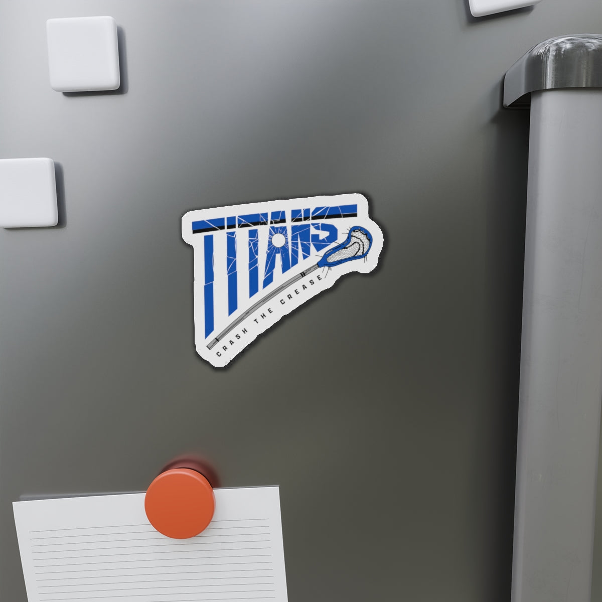 SW Titans Lacrosse Die-Cut Magnet