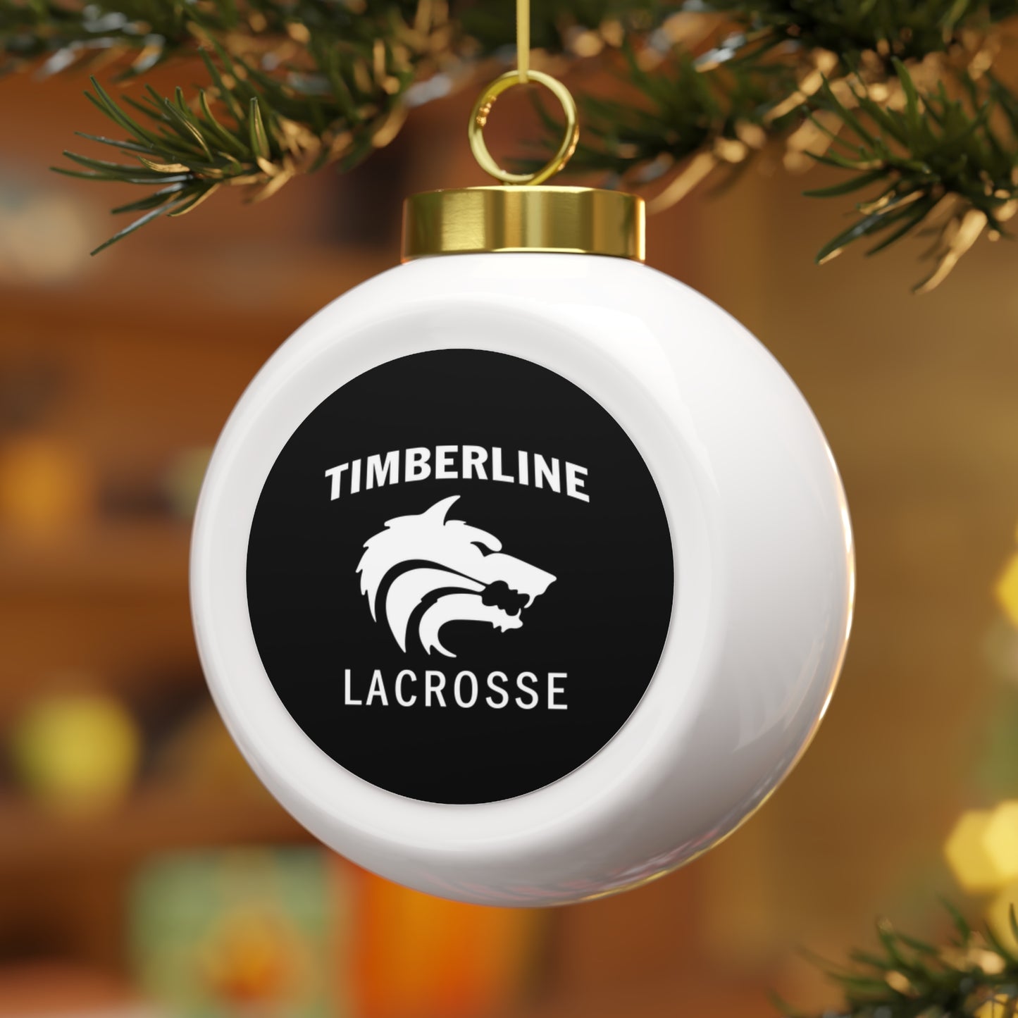 Timberline Lacrosse Christmas Ball Ornament