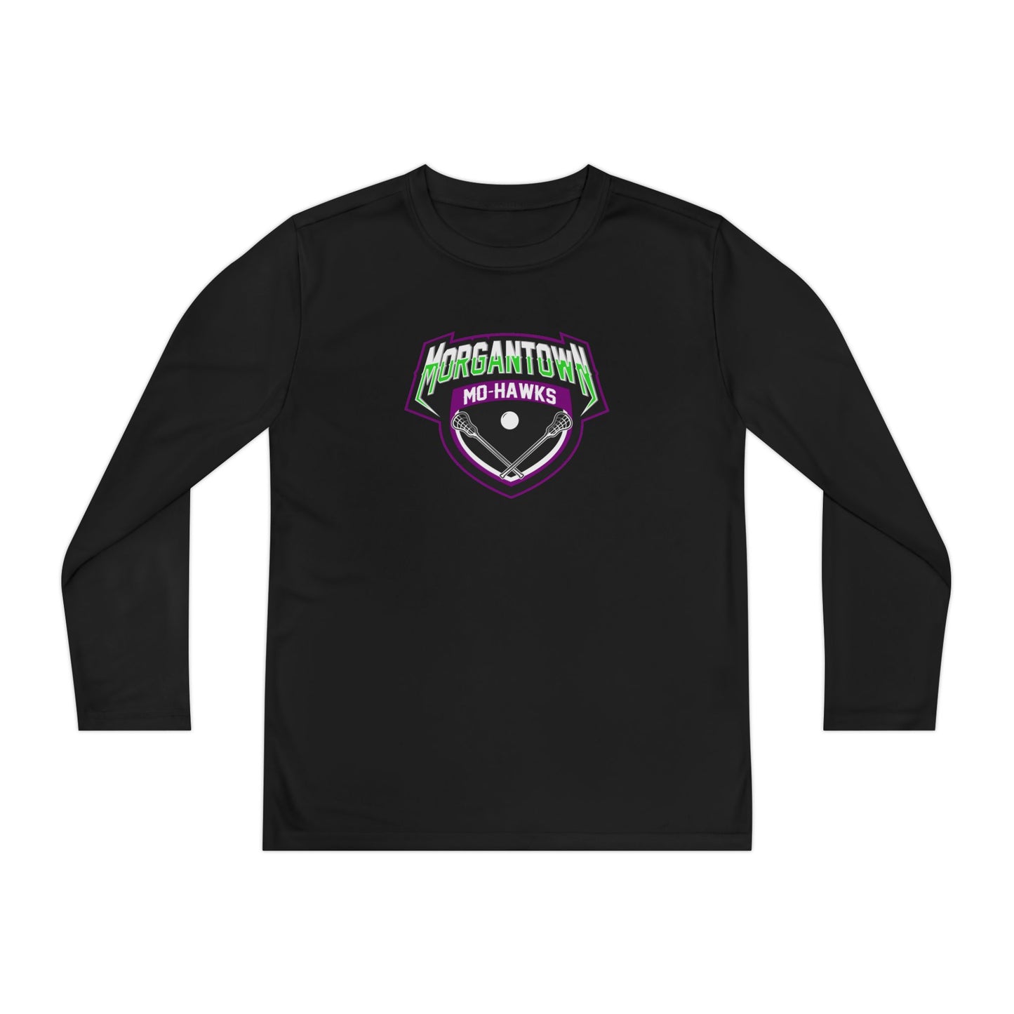Youth Morgantown Lacrosse Sport-Tek Performance Long Sleeve Shirt