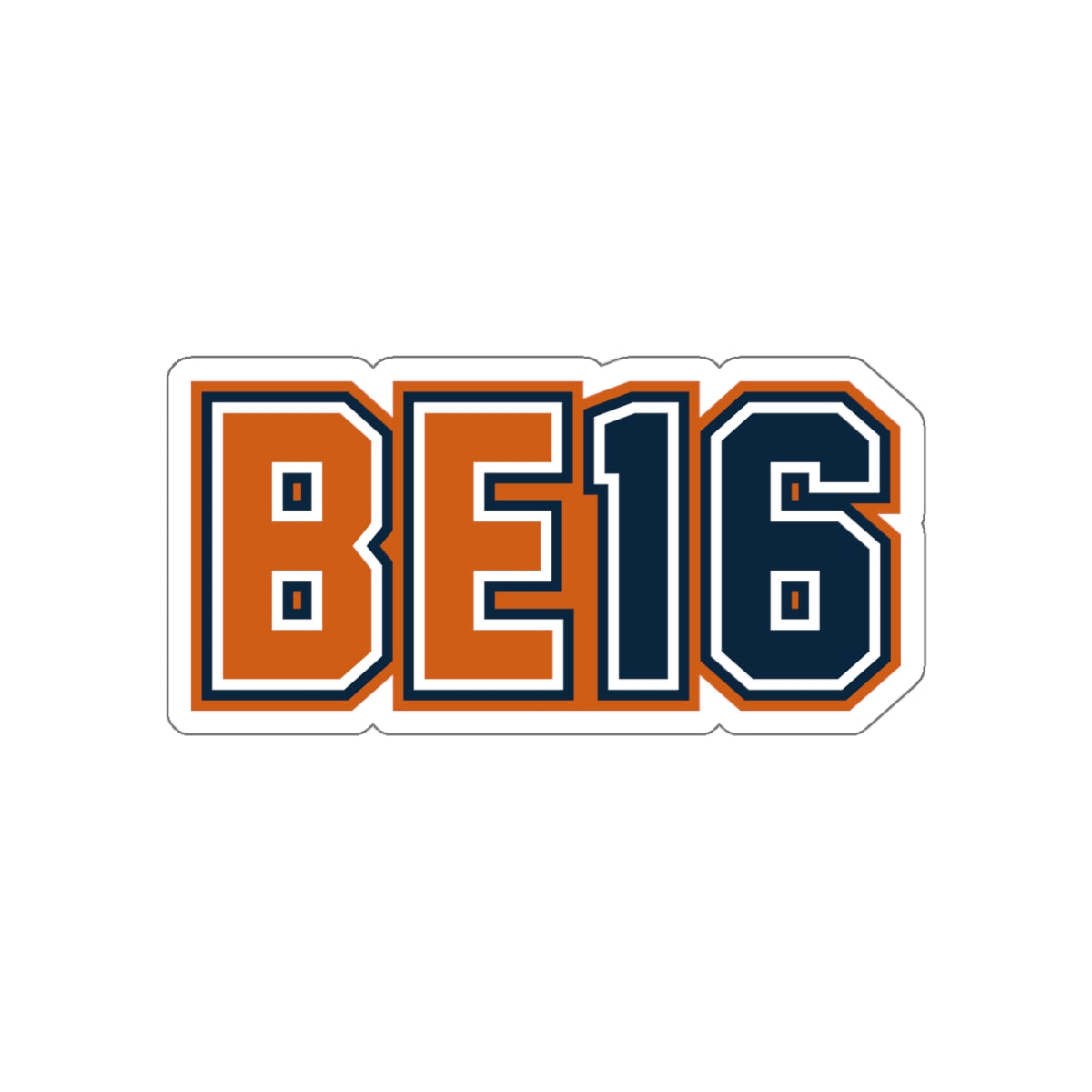 BE16 Foundation Die-Cut Sticker