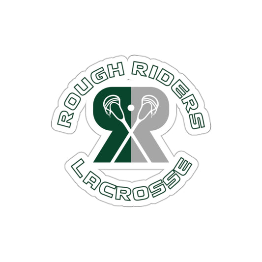 Rough Riders Lacrosse Die-Cut Stickers (3-Pack)