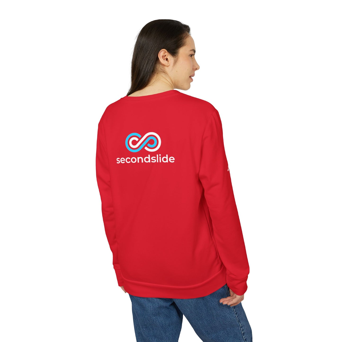 adidas® Unisex Fleece Crewneck Sweatshirt