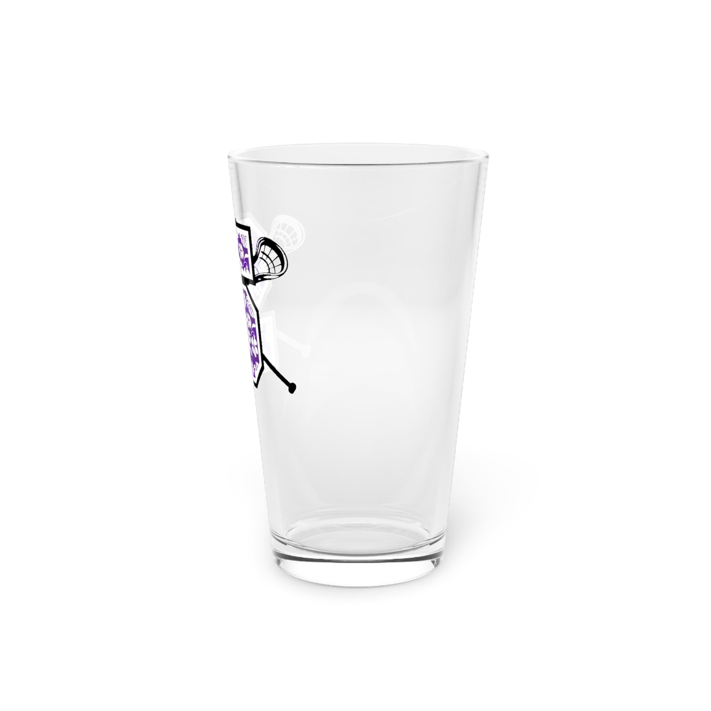 Sunset Lacrosse Pint Glass