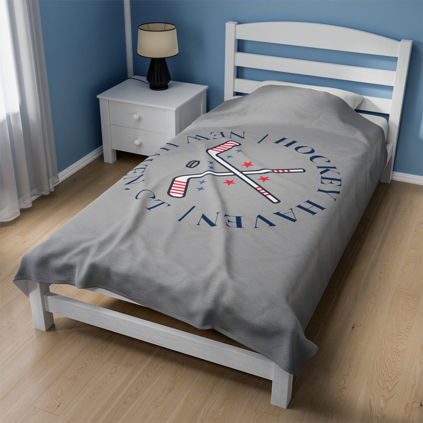 Hockey Haven Community Velveteen Plush Blanket (60" x 80")
