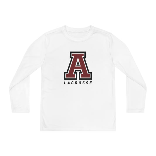 Youth Austin Lacrosse Sport-Tek Performance Long Sleeve Shirt