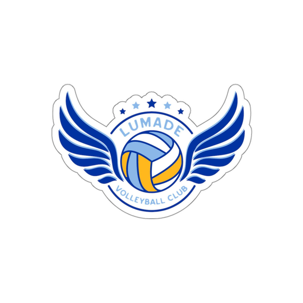 Lumade Volleyball Die Cut Stickers