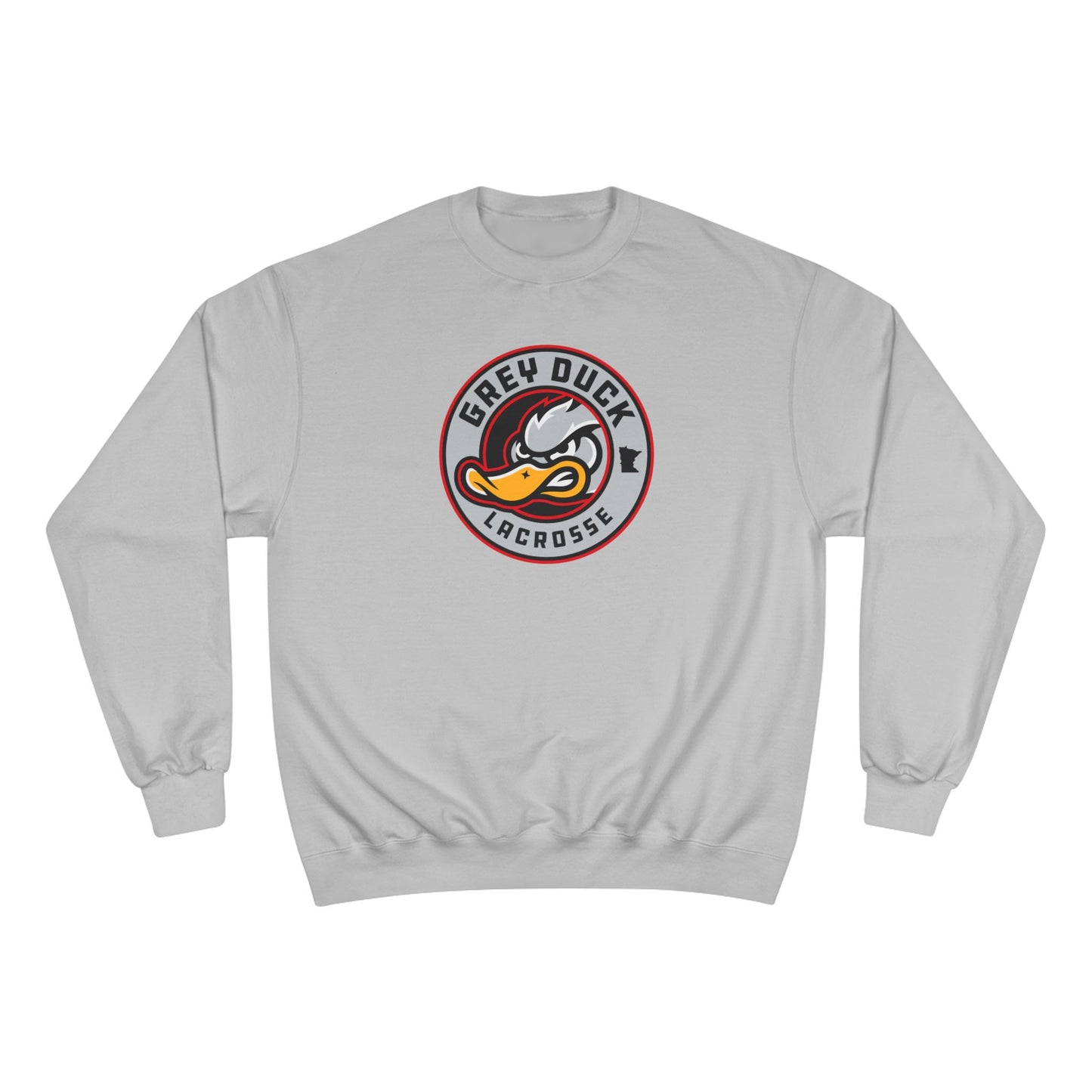 Adult Grey Duck Lacrosse Champion Sweatshirt