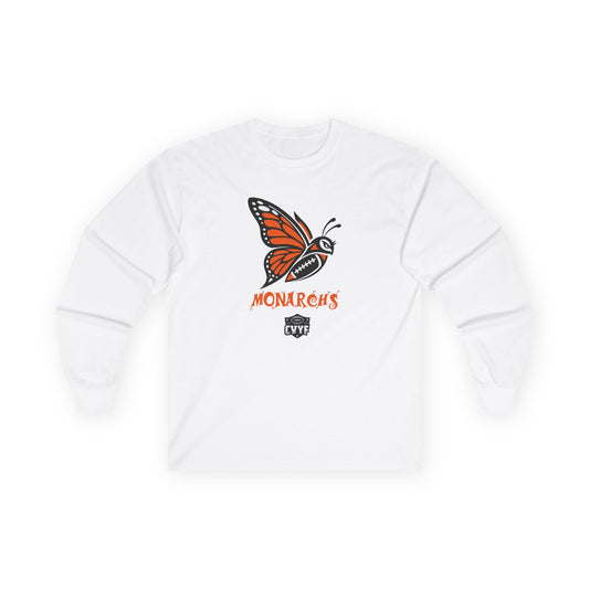 Adult Monarchs Gildan Ultra Cotton Long Sleeve