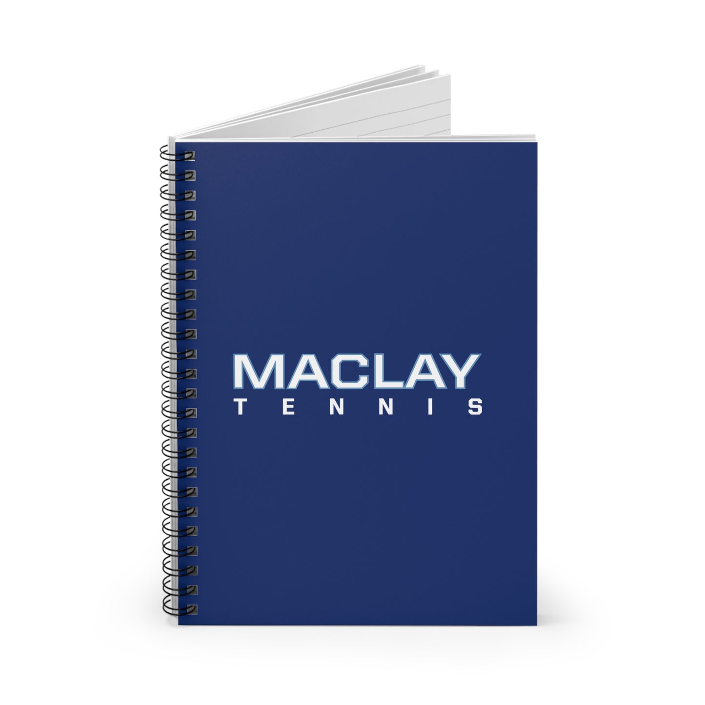 Maclay Tennis Spiral Notebook - Ruled Line (8" x 6")