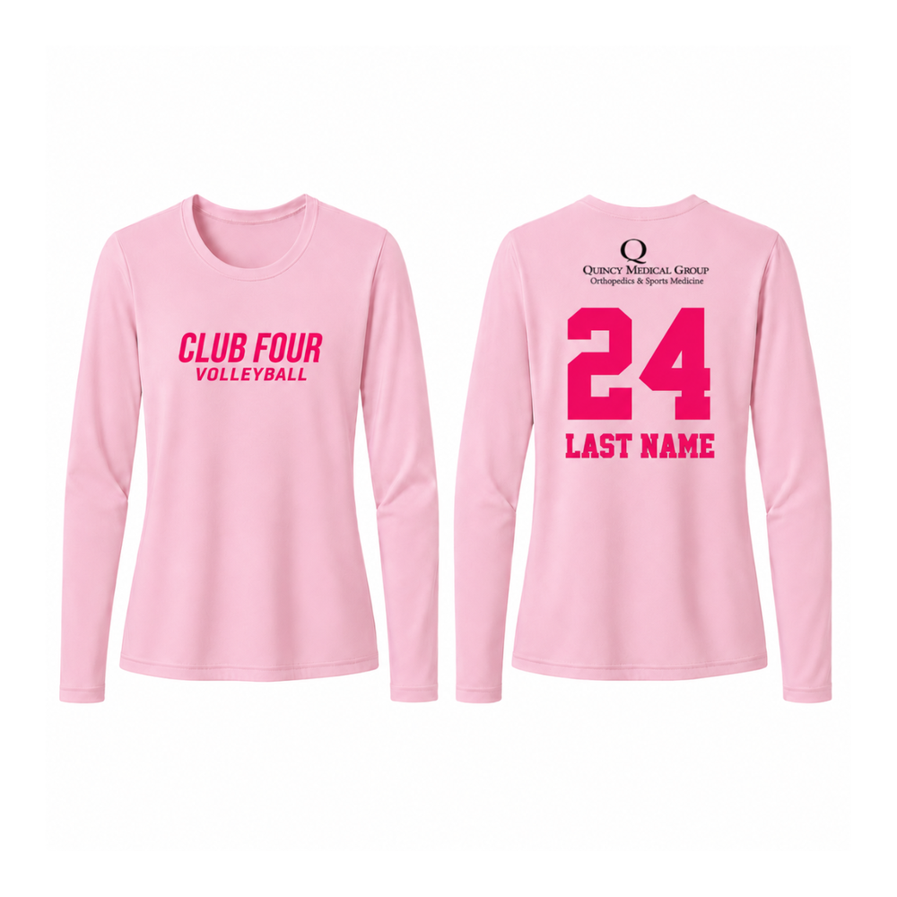 Club Four Warmup Pink Shirt