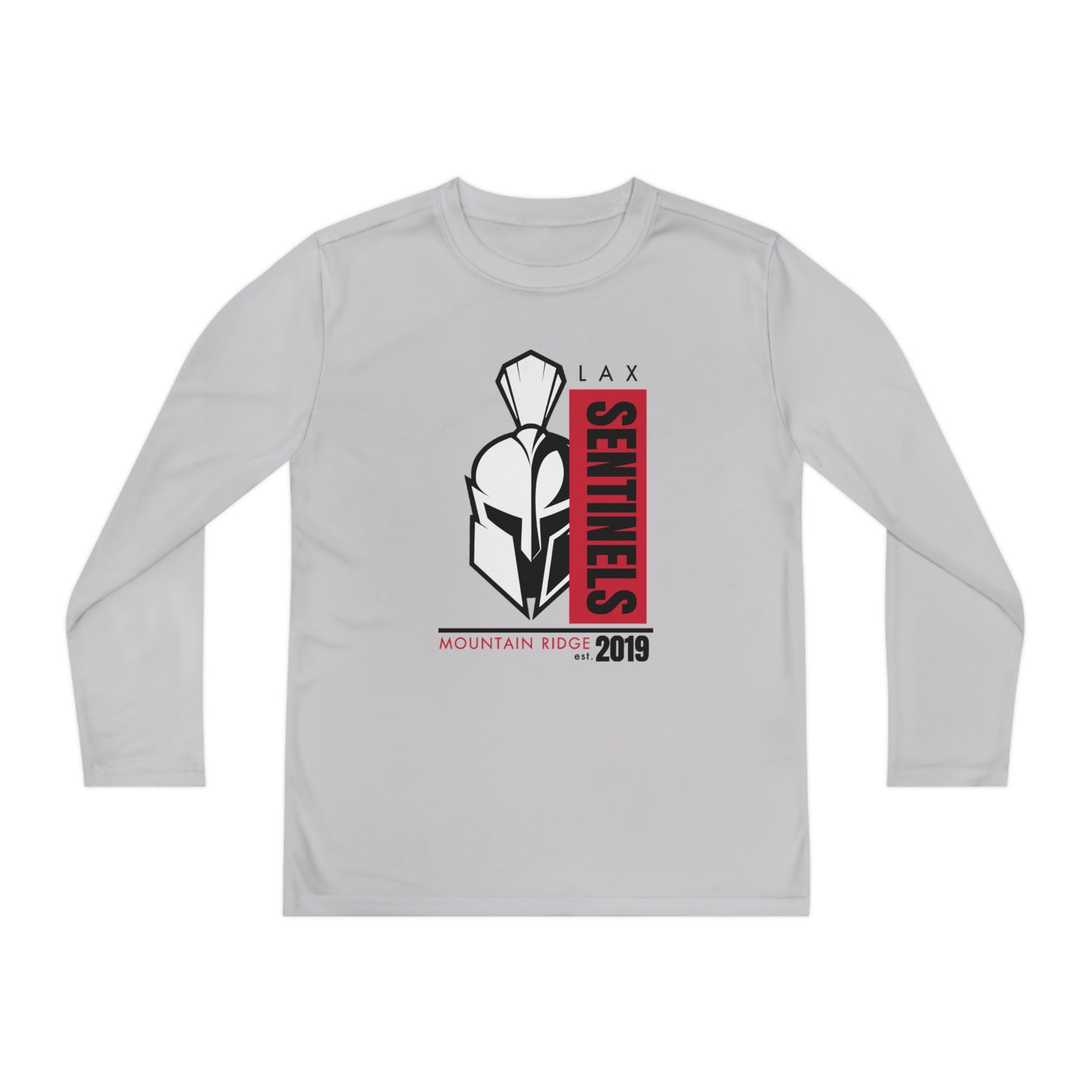 Youth Mountain Ridge Sentinels Lacrosse Sport-Tek Performance Long Sleeve Shirt