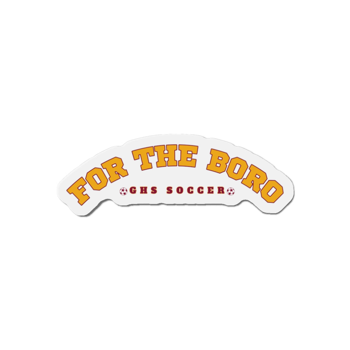 Glassboro Boys Die-Cut Magnet