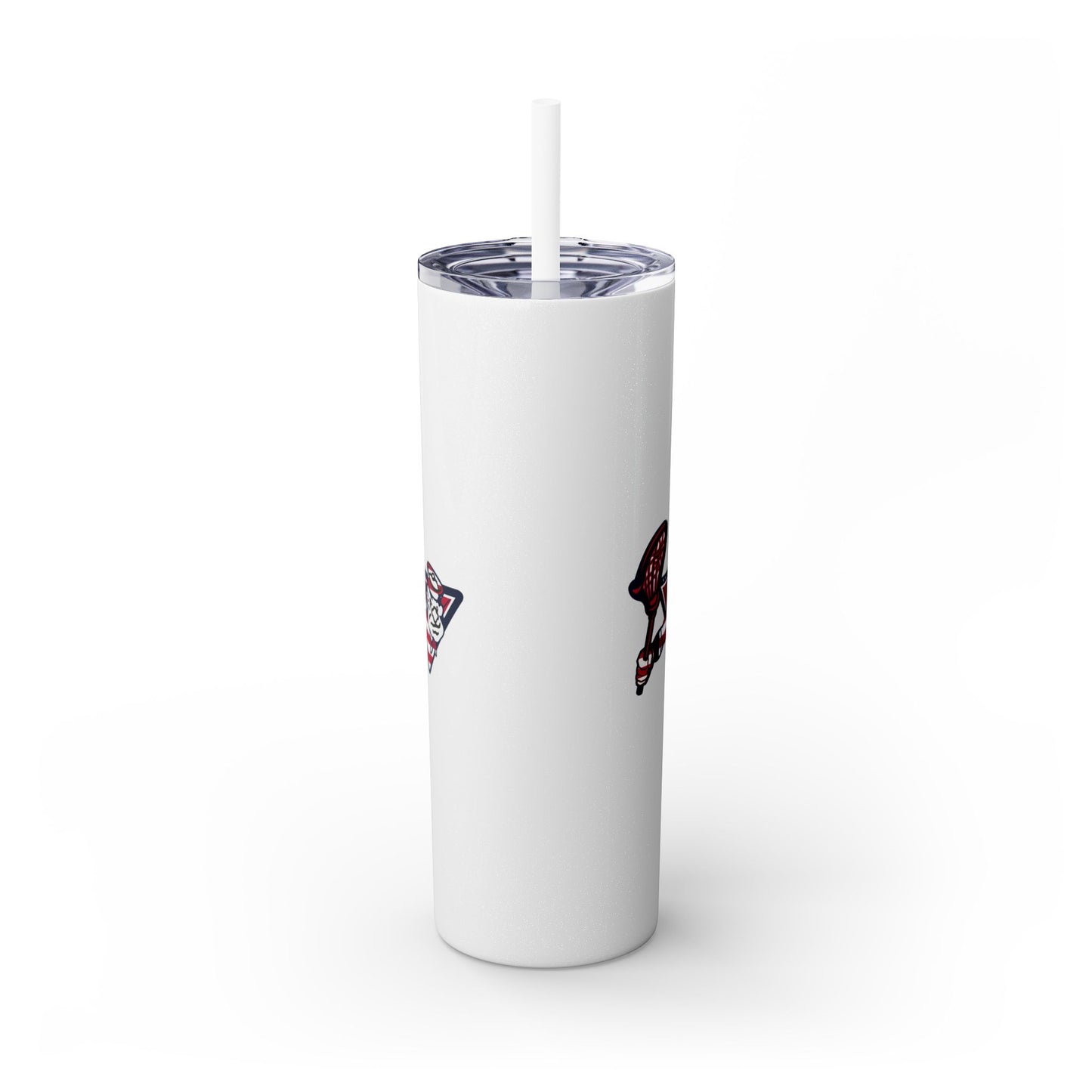 Sailors Lax Skinny Tumbler with Straw (20oz)