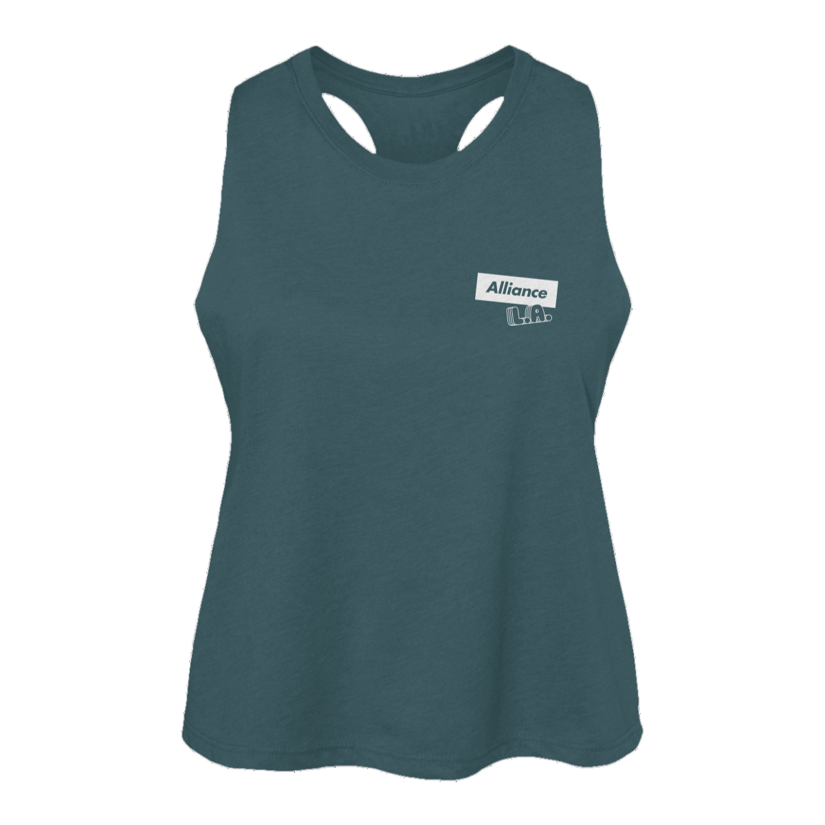 Women's Alliance Los Angeles Racerback Cropped Tank