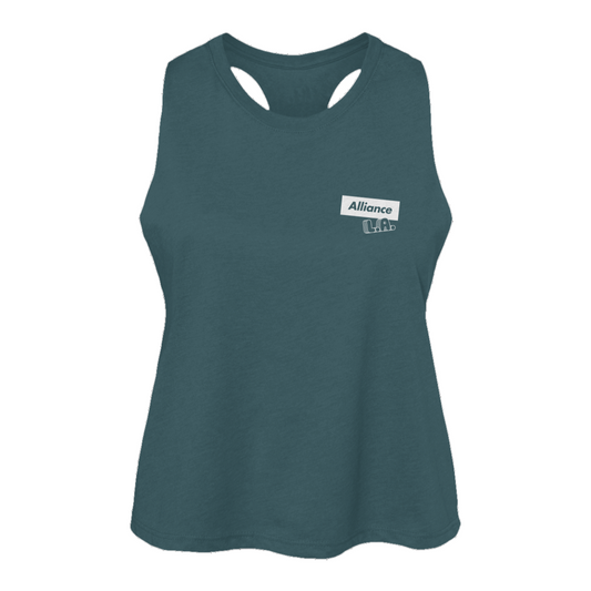 Women's Alliance Los Angeles Racerback Cropped Tank
