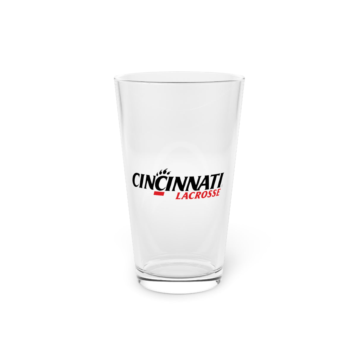 University of Cincinnati Men’s Lacrosse Pint Glass - 16oz