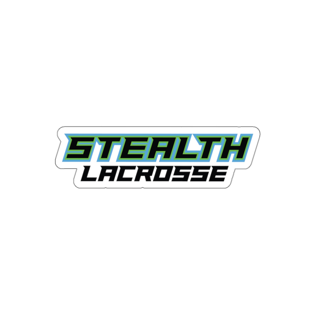 Stealth Lacrosse Die-Cut Sticker