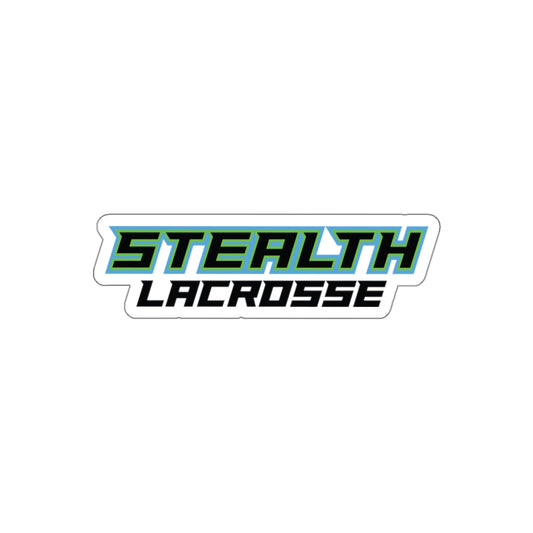 Stealth Lacrosse Die-Cut Sticker