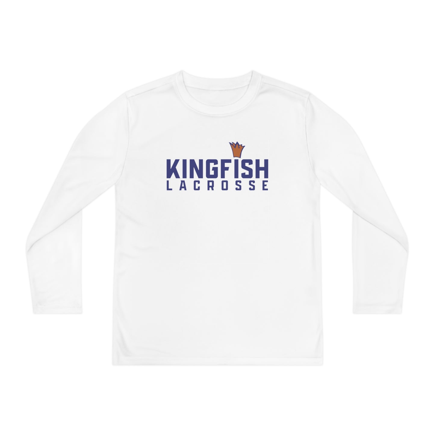 Youth Kingfish Lacrosse Sport-Tek Performance Long Sleeve Shirt