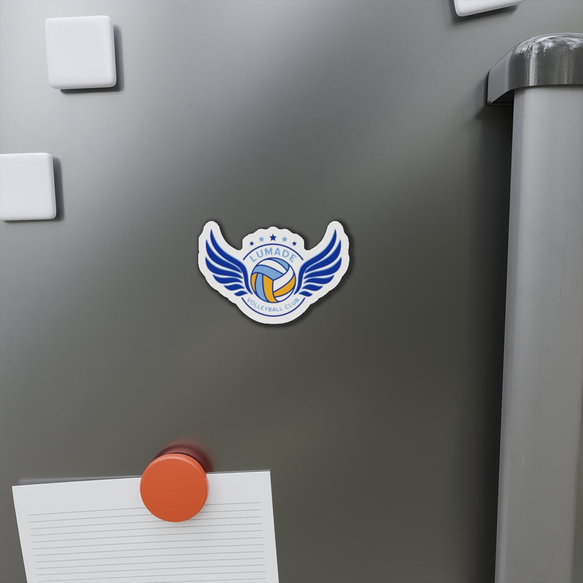 Lumade Volleyball Die-Cut Magnet