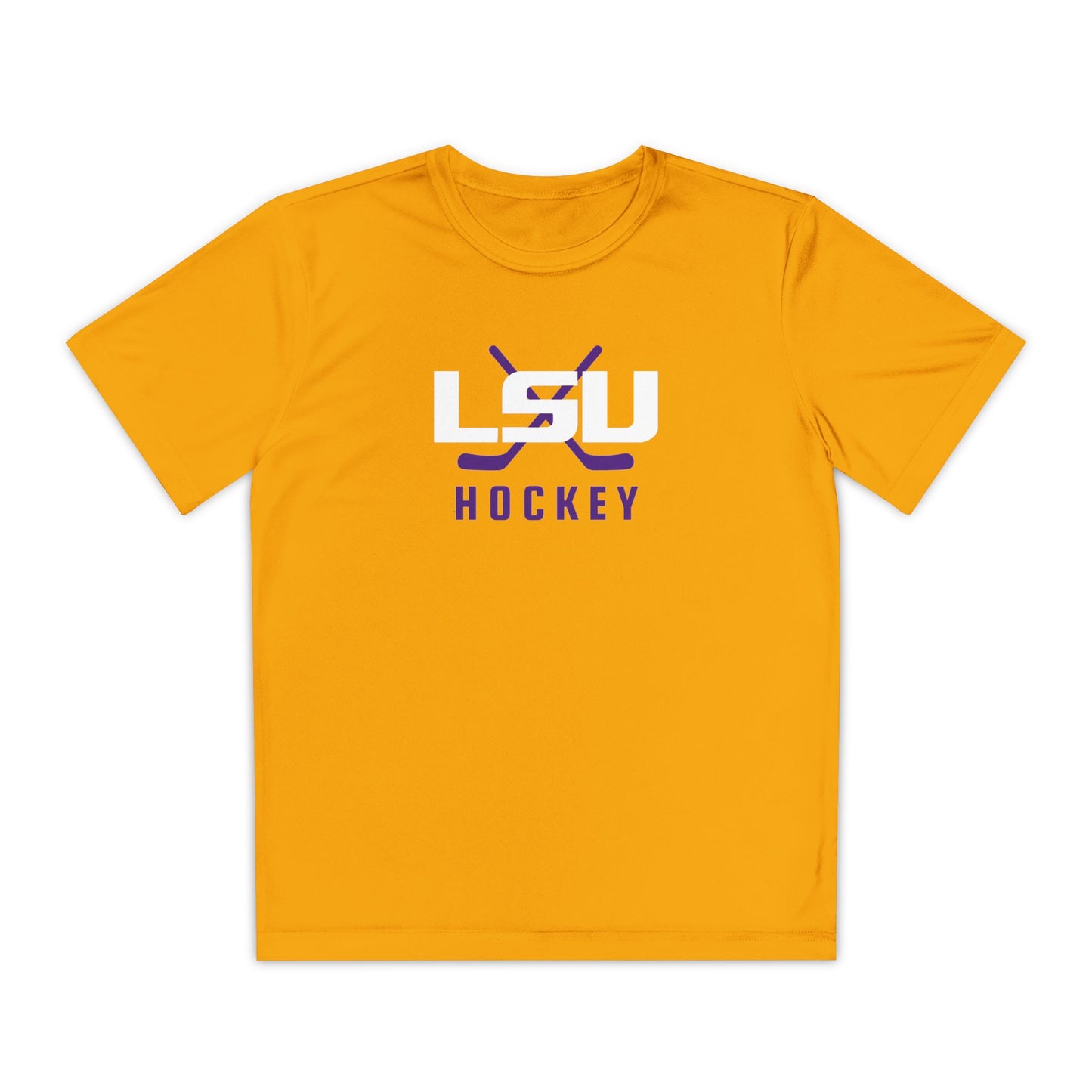 Youth LSU Ice Hockey Sport-Tek Performance Shirt
