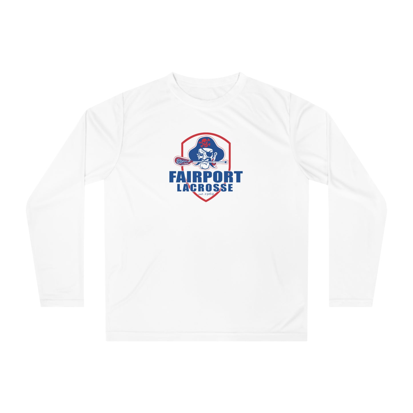 Adult Fairport Lacrosse Performance Long Sleeve Shirt