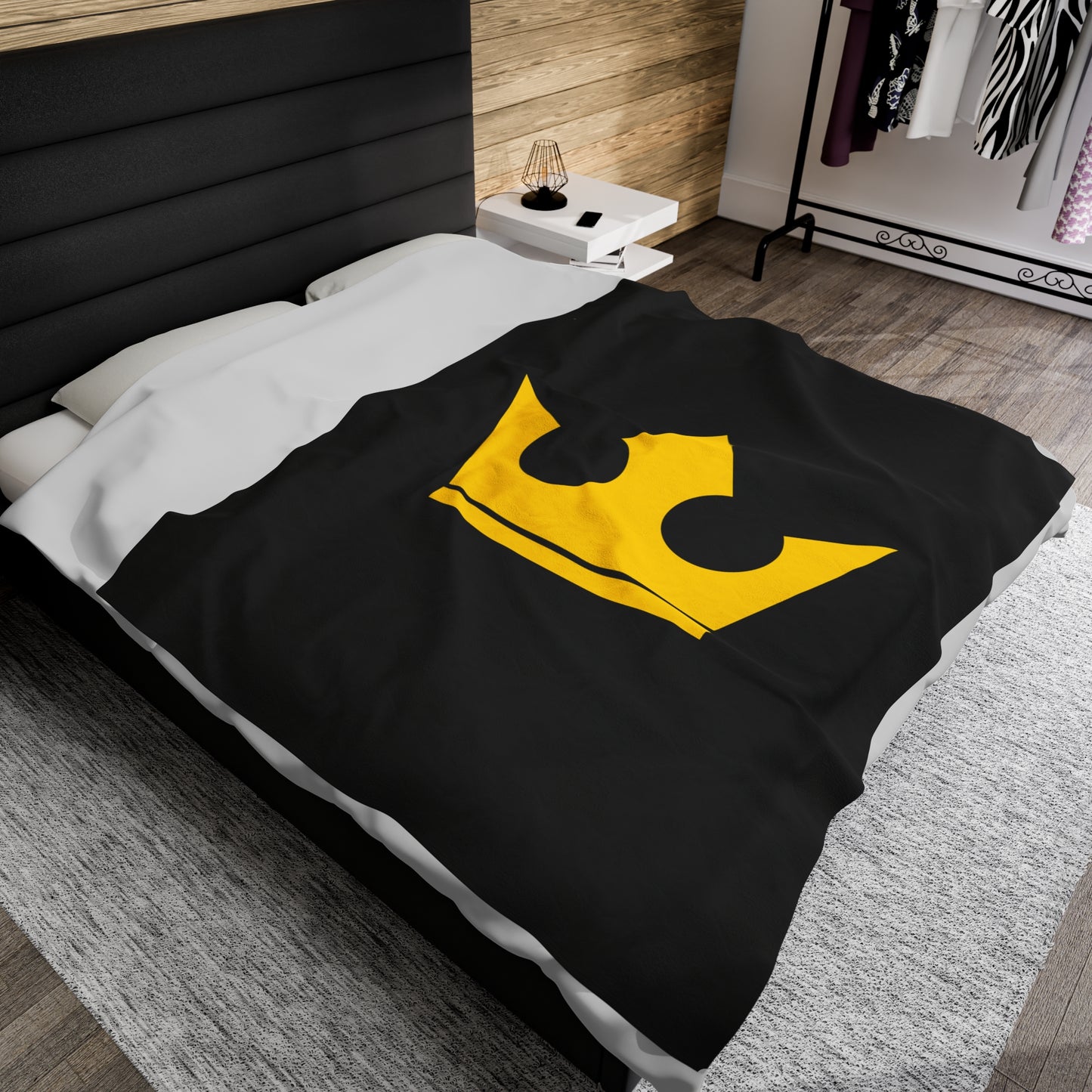 QC Pickleball Velveteen Plush Blanket (60" x 80")
