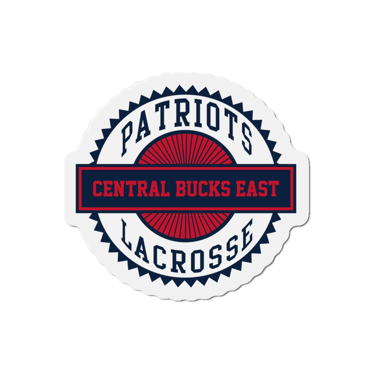 CBE Lacrosse Die-Cut Magnet