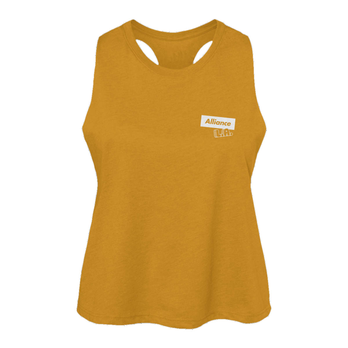 Women's Alliance Los Angeles Racerback Cropped Tank